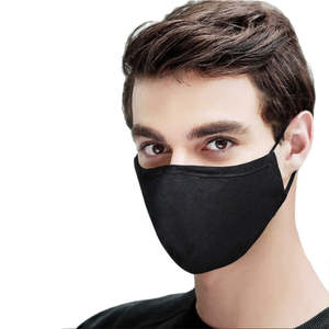 หน้ากากเชส วาเลว์-วัสดุผ้าเจอร์ซีย์สีดำ - Product Image 1