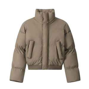 Vente en gros Manteau matelassé d'hiver Vêtements Streetwear d'hiver unisexe personnalisés Veste en duvet coupe-vent à la mode - Product Image 3