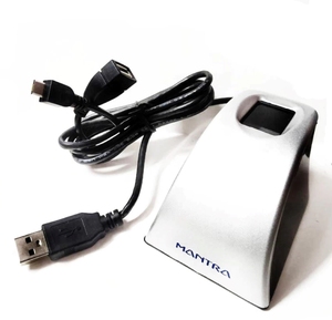 Escáner de huellas dactilares único Mantra MFS100 USB para uso multiusos Autenticación de captura biométrica de alta calidad Multisistema - Product Image 1