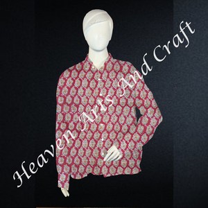 Colorful Bohemian <b>Shirt</b> Indian New Fashion Designer Kurti Girl's <b>Shirt</b> Handmade Block Printed Tunic Women's Cotton <b>Shirt</b> - Product Image 5