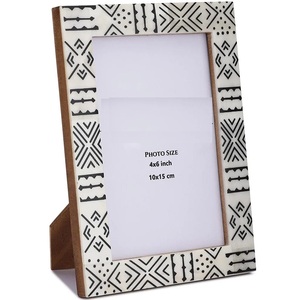 Cadre photo en résine 3D Art moderne élégant peint à la main avec finition vintage - Product Image 3