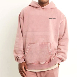 Nouveaux vêtements pour hommes à la mode grande taille sweats à capuche délavés à l'acide en coton Style décontracté sweats à capuche délavés à l'acide en vente - Product Image 1