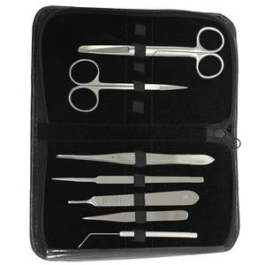 Instrumentos de disección Kit de disección veterinaria Premium | Instrumentos de acero inoxidable para entrenamiento veterinario Instrumentos quirúrgicos - Product Image 3