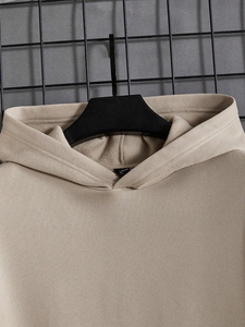 Sudadera con Capucha Corta Unisex de Algodón Grueso, Bordada Personalizada, Estilo Urbano, para Gimnasio y Uso Casual - Product Image 6