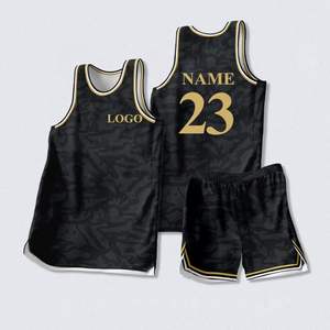 Uniformes de basket-ball personnalisés pour les équipes, ensemble de maillot et de short respirant, vêtements de sport légers - Product Image 4