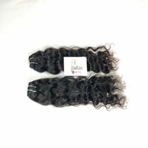 ผมแท้จากอินเดียแบบเวฟธรรมชาติ  ไม่ผ่านการแปรรูป  ไม่ได้ผ่านการฟอกสี  ผมมนุษย์แท้จากวัดในอินเดีย  แบบ Double Weft  ไม่ได้ผ่านการใช้สารเคมี  แบบ Virgin Loose Wave - Product Image 2