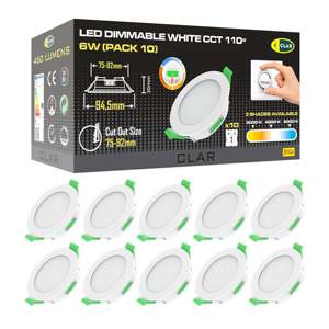 Downlight LED CCT Regulable Blanco de 6W, Recorte de 75-85mm, Ángulo de 110° - Product Image 1