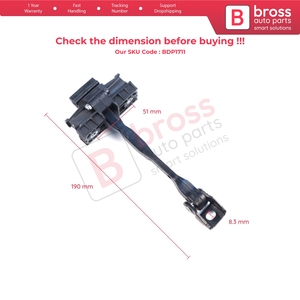 BDP1711 Sangle de freinage et de limitation pour charnière de porte arrière pour Country F60 Cooper One 51227472701 51227472702 - Product Image 5
