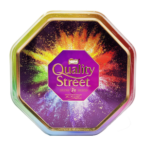 Quality Street Nestlee Chocolates Limited Edition Gold <b>Tin</b> 1kg Festive Packaging For Holiday Seasonal Promotions Wholesale Order - Product Image 2