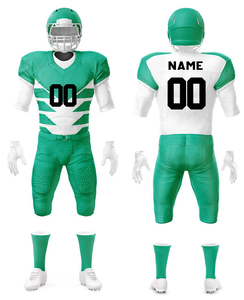 Personalizado al por mayor barato en blanco práctica sublimada impresión juvenil personalizado uniforme desgaste bandera fútbol americano Jersey - Product Image 1