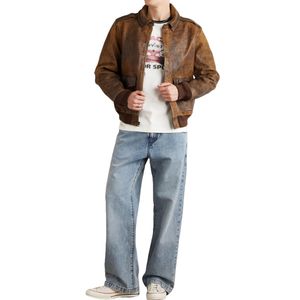 Vêtements d'extérieur décontractés pour hommes Blouson bombardier tendance avec manches longues fermeture éclair col côtelé poignets motif solide des deux côtés utilisable en gros - Product Image 5