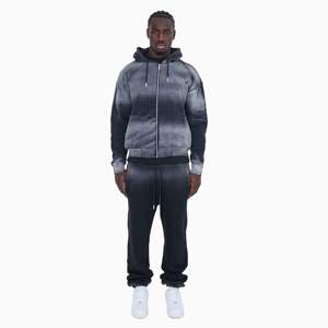 Premium hommes doux lavé en détresse à capuche élégant confortable tous les jours tenue décontractée Style de rue tenues à la mode - Product Image 3