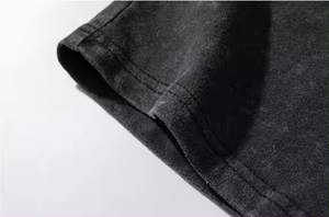 Meilleure qualité 100 _ Shorts et t-shirts pour hommes en coton col rond pour hommes T-shirts et shorts vintage de grande taille pour hommes et femmes - Product Image 6