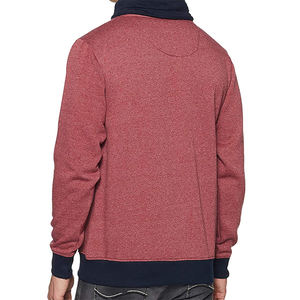 Sweat à capuche en polaire lourde 100% coton pour hommes personnalisés Pull à fermeture éclair solide avec motif imprimé d'hiver Sweat à capuche de base - Product Image 4