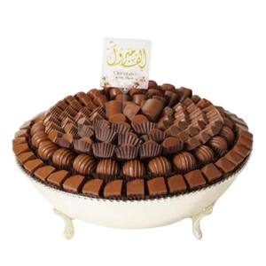 <b>Luxury</b> <b>Chocolate</b> Tray Elegant Silver Platter With Premium <b>Chocolates</b> Dessert Gift For Special Events Wholesale Supplier - Product Image 5
