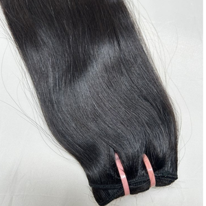 Extensions de cheveux naturels indiens Remy les plus vendues, tissage double trame à la machine, lisses/ondulées/bouclées, double épaisseur, toutes les couleurs - Product Image 3