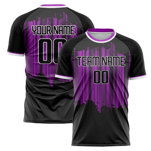 เสื้อฟุตบอลผู้ชายสำหรับผู้ใหญ่เสื้อฟุตบอลแขนสั้นตัดอัตโนมัติ - Product Image 2