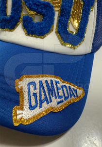 Sombrero de camionero bordado a la moda, sombrero trasero de malla personalizado, parche personalizado o sombrero de camionero de malla bordado directo - Product Image 4