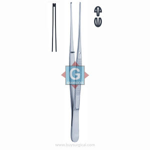 Pinces à tissus SEMKEN 12,5 cm en acier inoxydable de haute qualité certifiées CE, instruments chirurgicaux manuels de classe I - Product Image 4
