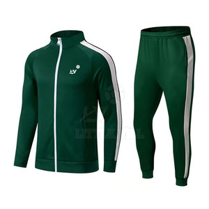 Chándal Deportivo de Invierno para Hombre, Corte Regular, Transpirable, de Secado Rápido, Talla Grande, 100% Algodón Ecológico, Color Liso, en Oferta - Product Image 1