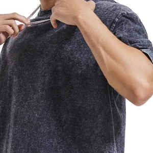 Camiseta popular de calle de moda con estampado de monograma de manga corta de gran tamaño resistente personalizada, camiseta de manga corta de alta calidad con cuello redondo - Product Image 5