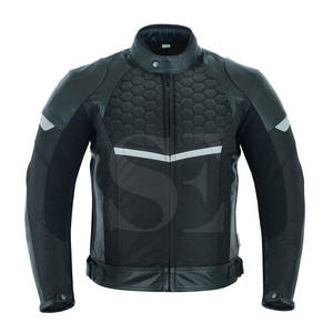 Chaqueta de cuero de moto para hombre de alta calidad nueva llegada chaqueta a prueba de viento de invierno para motociclistas - Product Image 1