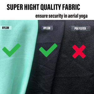 Ensemble de hamac de <span class=keywords><strong>yoga</strong></span> en nylon pour débutants, utilisation à domicile, léger, durable, balançoire de <span class=keywords><strong>yoga</strong></span> <span class=keywords><strong>aérien</strong></span>, sangles faciles à installer, mousquetons - Product Image 4