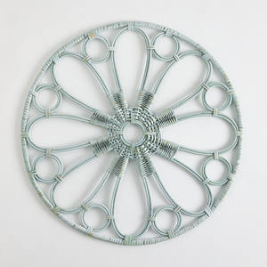 แผ่นรองจานหวายทำด้วยมือหลากสีสำหรับตกแต่งโต๊ะ2025ใหม่ - Product Image 3