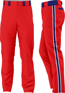 Ensemble de maillots de baseball et de pantalons de couleur unie pour hommes, uniformes de sublimation complets, vêtements de softball fabriqués en gros inclus - Product Image 2