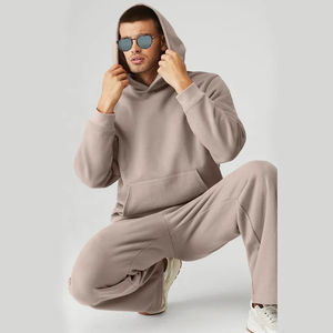 Automne homme Hip Hop sérigraphié à capuche pull à manches longues vêtements de sport 100% coton thermique avec techniques brodées - Product Image 2