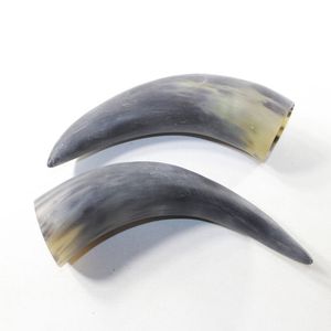 CORNE SOUFFLANTE INDIENNE MODERNE FABRIQUÉE À LA MAIN BUFFALO Corne à boire Vikings Authentique Viking poli pour l'occasion de Noël - Product Image 3