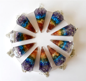 Gema curativa de Reiki, 7 Chakras, orgón, espiga, Multicolor, mejor regalo - Product Image 3