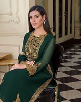 Salwar Kameez Churidar Pant, robe de fête ethnique indienne pour femmes, couture punjabi disponible en gros