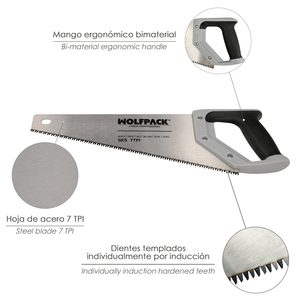 Bimaterial Carpenter's Saw 350 mm / 14" - Product Image 3