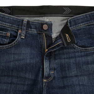 Nouvelle tendance hommes taille moyenne fermeture éclair mouche Baggy Shorts 100% coton Denim pantalon décontracté Denim Shorts populaire Street Style Denim Shorts - Product Image 2