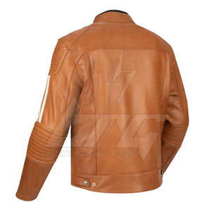 Chaqueta de invierno de cuero de moto deportiva de estilo único chaqueta de cuero de moto personalizada de etiqueta privada - Product Image 4