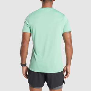 Nouveau coton biologique de couleur unie à manches courtes surdimensionné de qualité supérieure 100% coton Logo personnalisé uni vierge pour hommes - Product Image 2