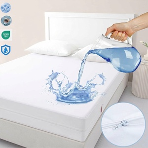 Housse de matelas premium 6 faces, protège-matelas imperméable anti-punaises de lit avec <span class=keywords><strong>fermeture</strong></span> éclair - Product Image 1