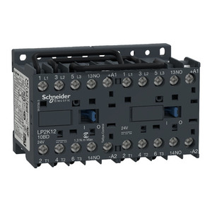 Contattore di Inversione SCHNEIDER ELECTRIC LP2K1210BD TeSys K 3P-AC-3 <= 440V 12A con Bobina 24V DC - Product Image 1