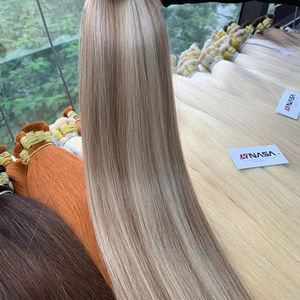 Wholesale Price Special Piano <b>Color</b> <b>Hair</b> Extension Factory Straight Bulk Human <b>Hair</b> Premium Raw Vietnamese Super Double Drawn - Product Image 1