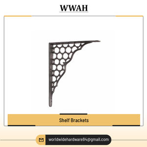 2023 Most Demanded Custom Size Design Bracket Heavy Duty Black Color Book <b>Shelf</b> Brackets From India - Product Image 2