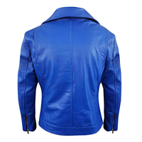Blousons de moto d'hiver en toile bleue de haute qualité pour deux motards, avec ceinture ajustable, écologiques, faible MOQ, en promotion