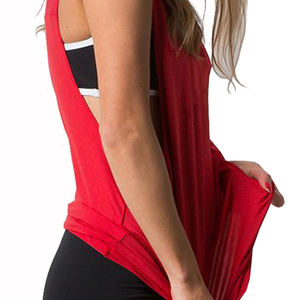 Wholesale OEM <b>Women's</b> Gym Tank <b>Top</b> Fitness Stringer Bodybuilding Breathable <b>Vest</b> Latest Design <b>Women</b> Singlet With Custom Logo - Product Image 6
