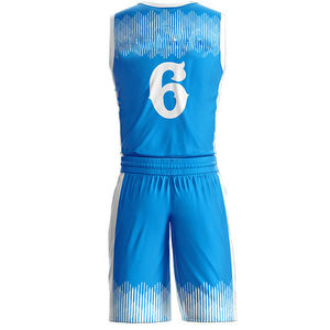 Sublimación personalizada y logotipo de baloncesto Jersey y pantalones cortos nuevos hombres transpirable cómodo uniforme de baloncesto para hombres - Product Image 2