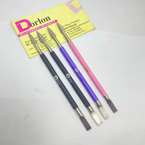 Empujadores de uñas recubiertos de Color, empujador de uñas de cutícula sostenible de alta calidad, removedor de piel muerta, empujadores limpiadores de uñas - Product Image 1