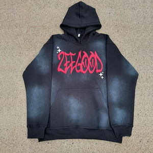 2025 Unisex Heavyweight 100% Sudadera con capucha de algodón Nuevo equipo de invierno bordado personalizado de moda para hombres Impresión digital - Product Image 1