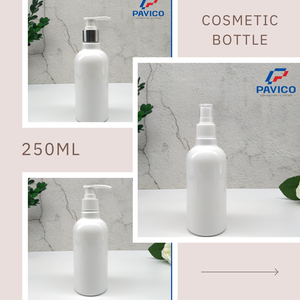 คุณภาพสูงที่ดีที่สุดราคาขวดแชมพู 250ml PET เจลอาบน้ําแชมพูเจลทําความสะอาดมือขวดปั๊มพร้อมปั๊มยี่ห้อ Pavico - Product Image 3