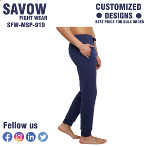 Pantalons d'entraînement en toile personnalisés de haute qualité pour hommes, pantalons de sport respirants à séchage rapide avec cordon de serrage, entraînement en salle de sport - Product Image 5