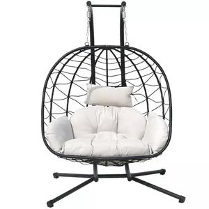 Vente en gros de chaise suspendue double places en rotin gonflable pour la maison, le jardin, le patio et l'intérieur. - Product Image 3