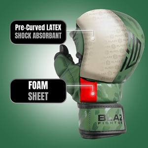 Tiger Top Rank 7oz MMA Sparring <b>Gloves</b> Men <b>Women</b> Open Palm Half Finger UFC <b>Leather</b> <b>Gloves</b> Training Kickboxing Martial Arts - Product Image 5